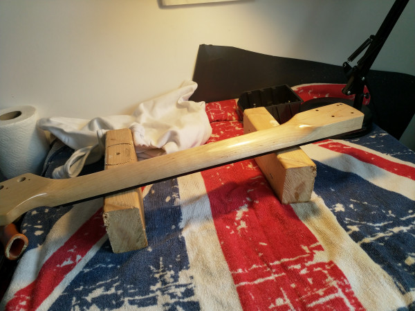 Finishing the neck